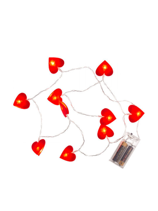 Out of the Blue Lichterkette LED 20m mit 10 Lampen Warmes Weiß