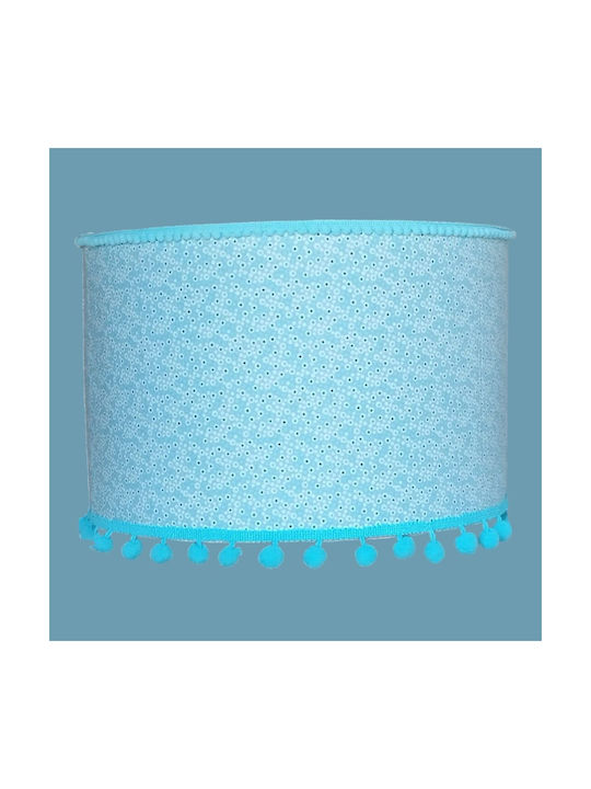 Oxygen Blue Pendant Ceiling Light with E27 Socket 35x25cm