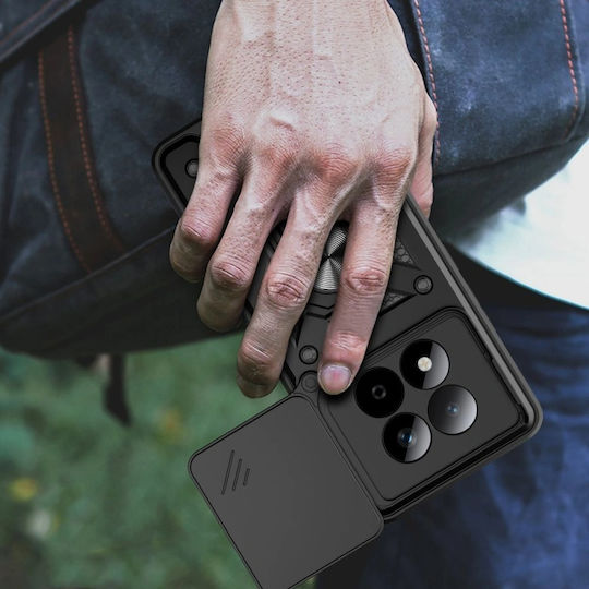 Tech-Protect Camshield Back Cover Σιλικόνης / Πλαστικό Μαύρο (Redmi Note 15 Pro 5G)