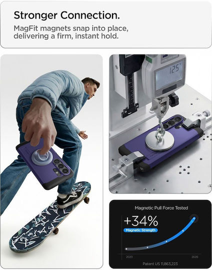 Spigen Tough Armor Mag Back Cover Plastic Purple (Galaxy S26 Ultra)