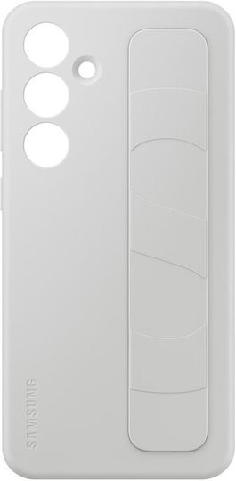 Samsung Standing Grip Back Cover Σιλικόνης Γκρι (Galaxy S24 FE)