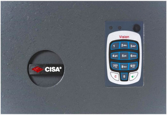 Cisa Χρηματοκιβώτιο με Ψηφιακό Κλείδωμα και Κλειδί Μ36xΠ40xΥ49cm Βάρους 55.65kg