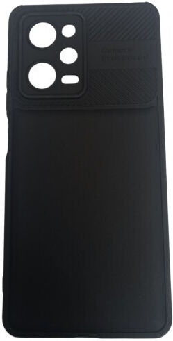 Powertech Задна корица Силикон Черен (Redmi Note 12 Pro 5G)