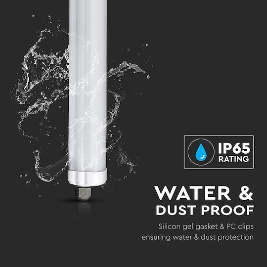 Led Waterproof IP65 Fluorescent Type Lighting Batten 120cm V-tac Cree Vhip Led 36W 4820lm 4000K – 2162856