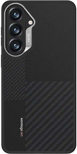 Benks Rückseitenhülle Aramidfaser / Silikon Schwarz für Galaxy S26+
