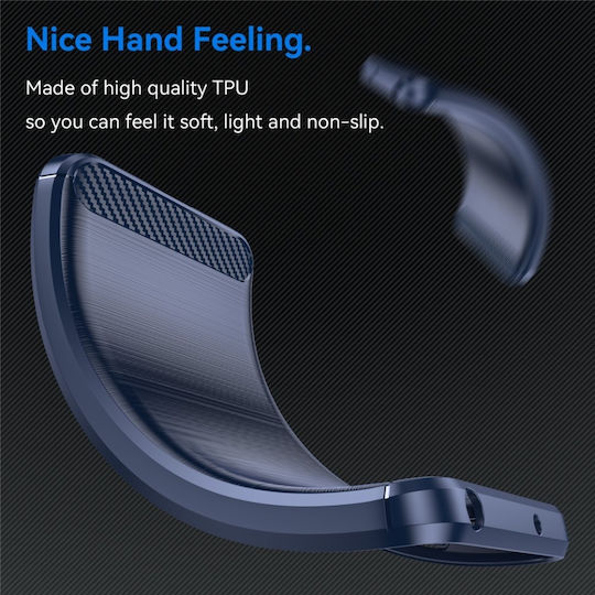 Back Cover Silicon Albastru (Nothing Phone (3a) Lite)