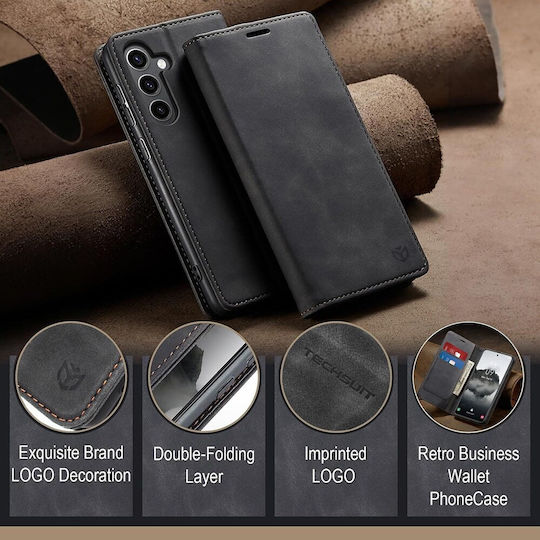 Techsuit Confy Cover Book Schwarz für Nothing Phone (3a) Lite
