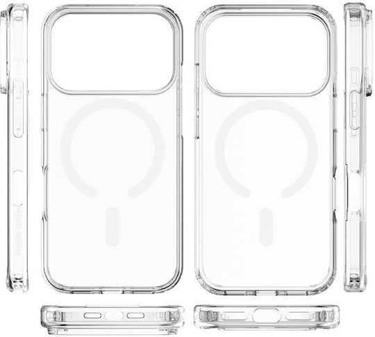 Mobile Origin Umschlag Rückseite Silikon 1.5mm Transparent (iPhone 17 Pro)