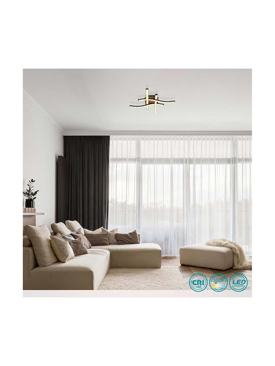 Globo Lighting Evita Plafonieră de Tavan 43buc Maro cu LED Integrat