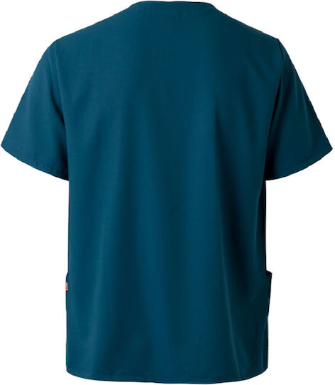 Velilla Unisex Medical Blouse Petrol Blue