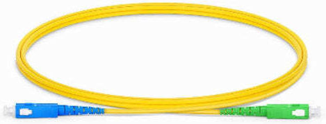 Goobay Goobay Optische Faser SC-APC 1m Gelbe Netzwerkkabel