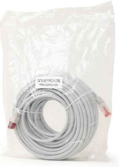 Gembird S/FTP Kat.6a (Gigabit) Netzwerkkabel Ethernet 20m Graues