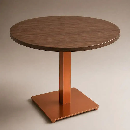Stand De Masă Metalic Cu Reglaj Culoarea Cuprului 80x80cm