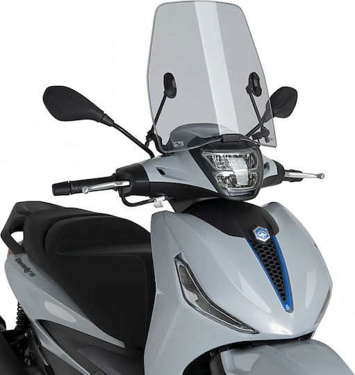 Puig Motorcycle Windshield & Windscreen Tinted Visor for Piaggio Beverly 300 20260H