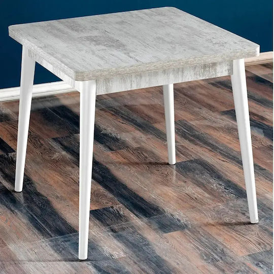 Brigitte Quadratischer Küchentisch Aus Holz 80x80x74cm
