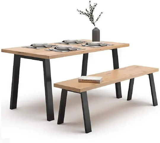 Picior Metalic de Mobilier 2 Buc 30 Cm Maro