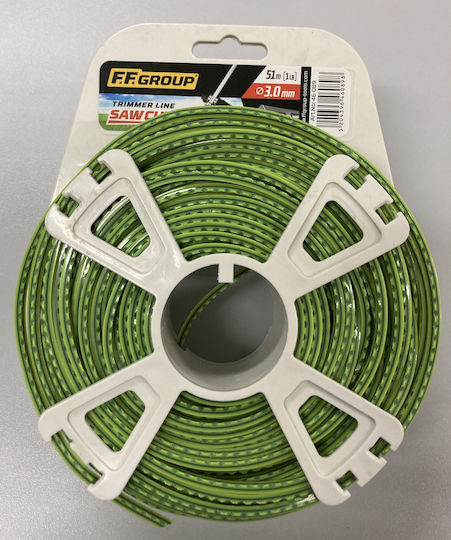 FFG SawCut Mähfaden Länge 51m und Dicke 3mm