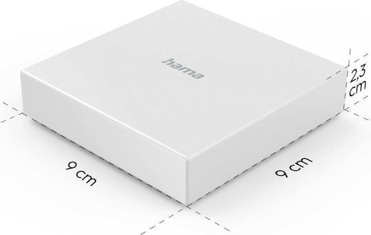 HAMA Смарт Шлюз Zigbee / Концентратор Съвместим с Google Home Apple HomeKit Alexa и Материя