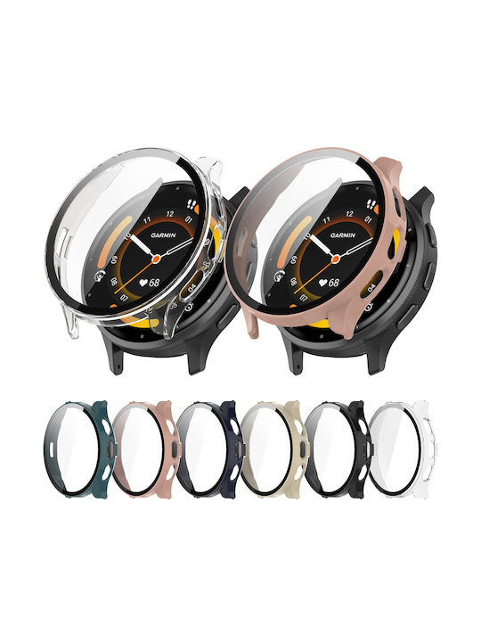 Garmin Venu 3 Pc + Integrated Protective Watch Case Safety Film Pink