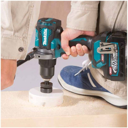 Makita DK0125G301 Set Angle Wheel & Drill Driver & Impact Screwdriver Brushless 40V with 2 Batteries 4Ah and Case