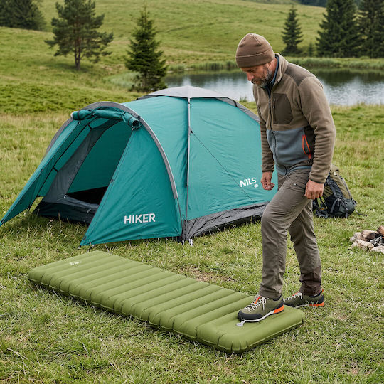Nils Μονό Υπόστρωμα Camping 37x37cm Πράσινο