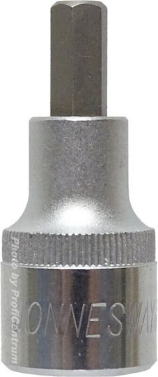 Jonnesway Nuss Pneumatisch Sechskant mit Vierkant-Antrieb 1/2", HEX Durchmesser 1/2" / 55 1Stück