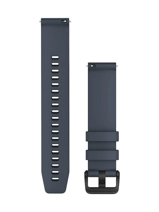 Garmin Силиконова Каишка Quick Release 20 Гранитно Синьо Черна Хардуер
