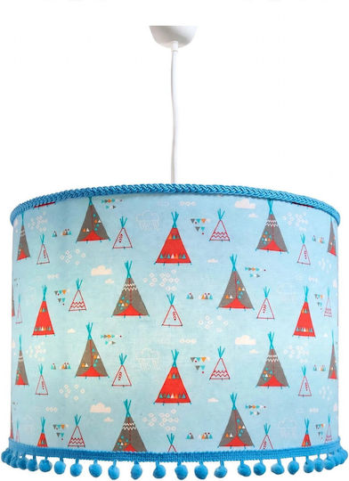 Single-Light Kids Ceiling Hanging Light with E27 Socket 35x20cm