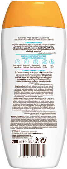 Carroten Emulsie de protecție solară pentru copii Waterproof SPF50 200ml