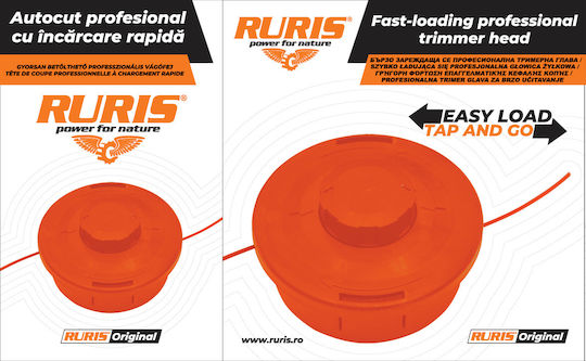 Ruris Professional Trimmer Head Quick-load Dual-line Adjustable