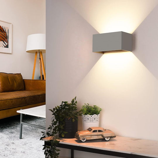 Iluminat Exterior Montat Pe Perete Led Ip65 24w Cu Lumină Alb Cald