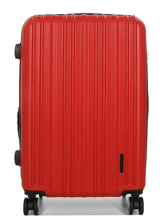 WORLDLINE Valiză de Călătorie de Cabină Dură Roșie Înălțime 55 cm