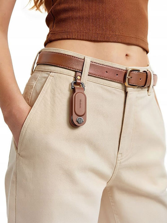 Mcdodo Gps Key Locator Apple Find My Keychain Organizer Brown
