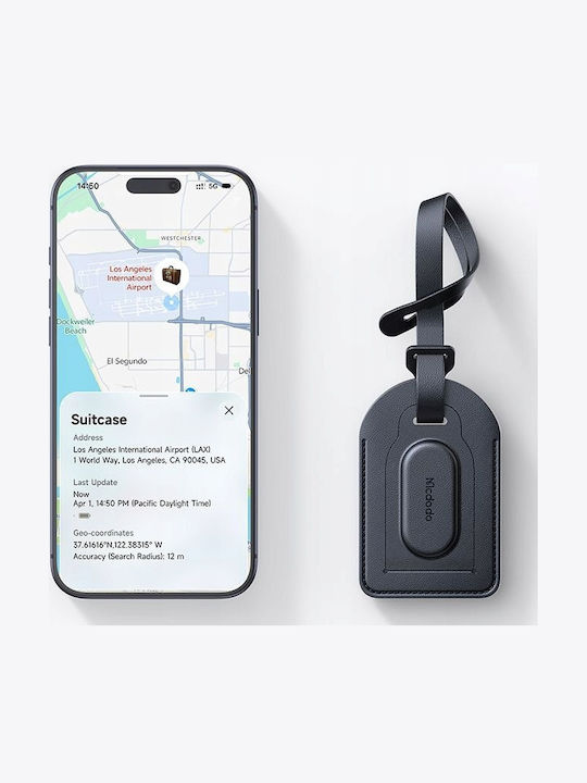 Mcdodo Gps Тракер За Чанта Раница Apple Find My Кафяв