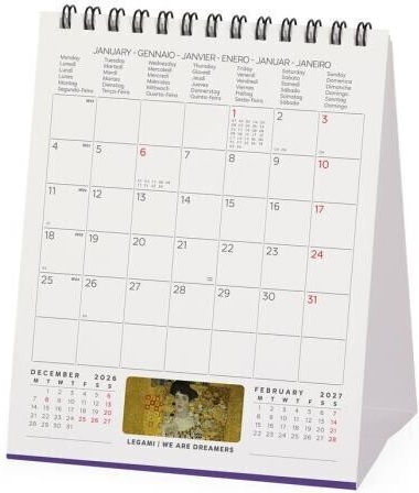 Legami Milano Gustav Klimt Ημερήσιο Επιτοίχιο Ημερολόγιο 2027 12x14.5εκ.