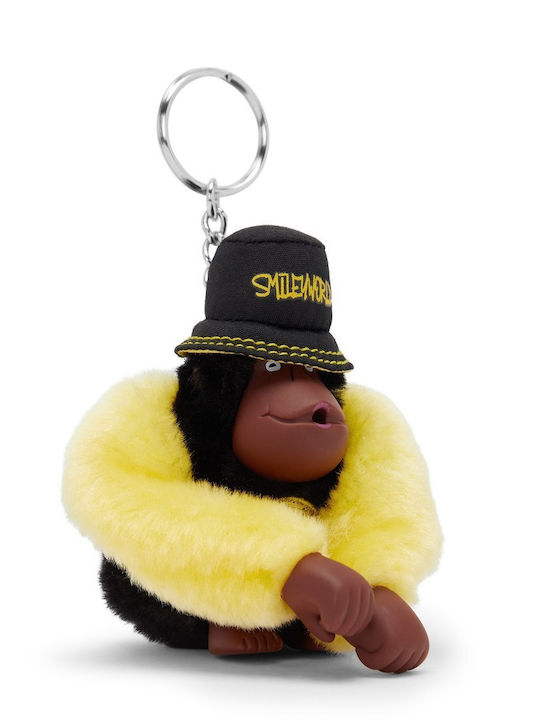 Kipling Μπρελόκ Happy Monkey Happy Yellow