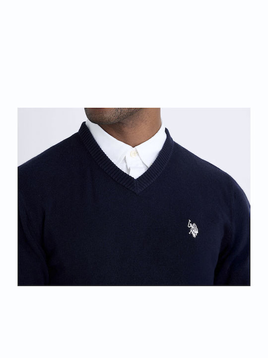 Herrenblusen Langarm Pullover Navy