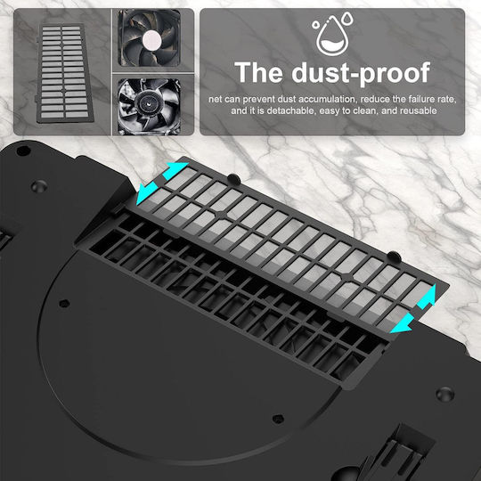 IETS Cooling Pad για Laptop έως 17.3" με 1 Ανεμιστήρα B09D91LYVX
