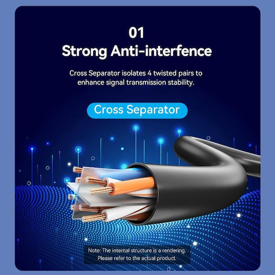 Vention Network Cable Cat6 Utp 20.0m Black Ibrbq