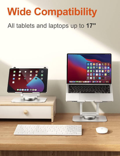 Tounee Stand de susținere pentru laptop până la 17" Argintiu B0B31359YL
