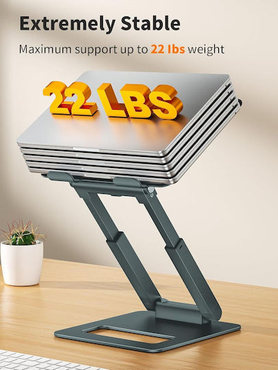 Tounee Stand de susținere pentru laptop până la 17" gri B09WJTPPS3