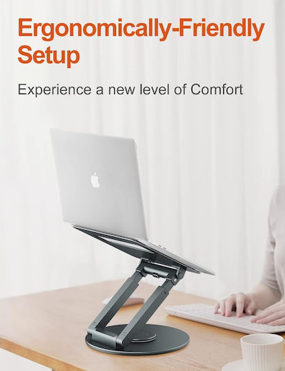 Tounee Stand de susținere pentru laptop până la 17" Gri B09Y8B81F7