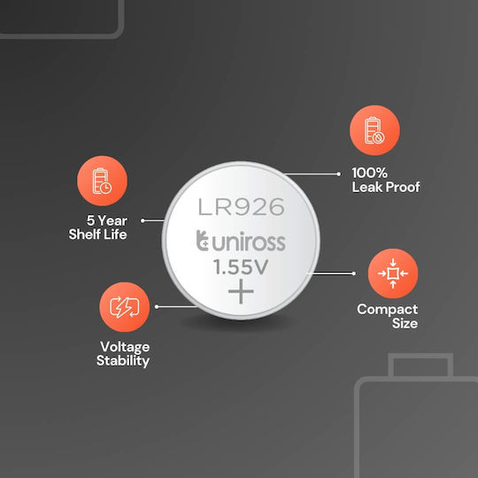 Uniross Alkaline-coin Lr926 Ag7 Lr57 Battery 10pack