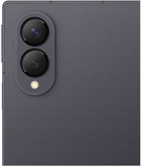 Tempered Glass Samsung Galaxy Z Fold8 Spacecase Camera Ring Scratch-Resistant Protective Glass Camera Lens Aluminum Frame Black 5905719143787