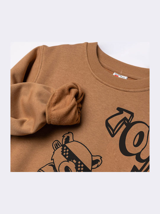 Kinder Sweatpants Set Schwarz - Cappuccino 2 Stück