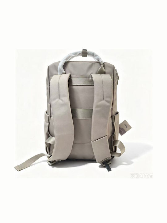 Stoff Damen Handtasche Rucksack Beiges