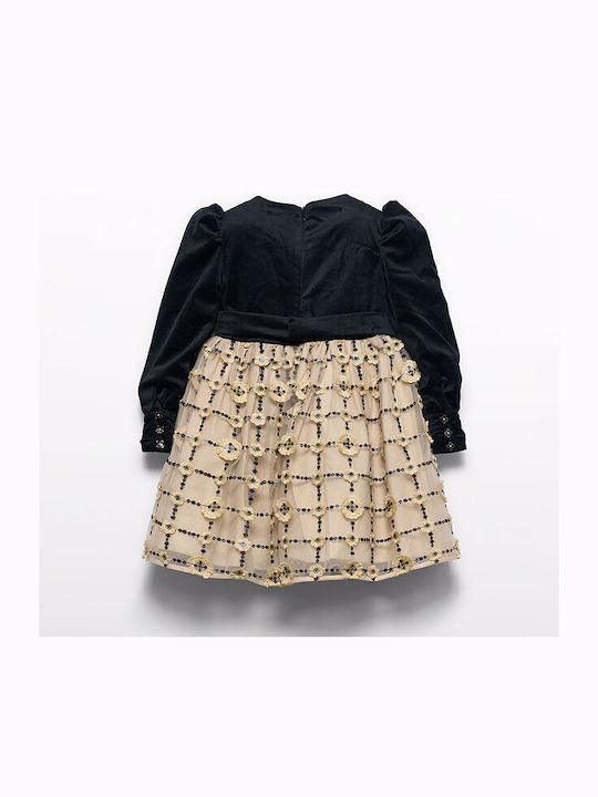 Kinderkleid aus Tüll in Schwarz