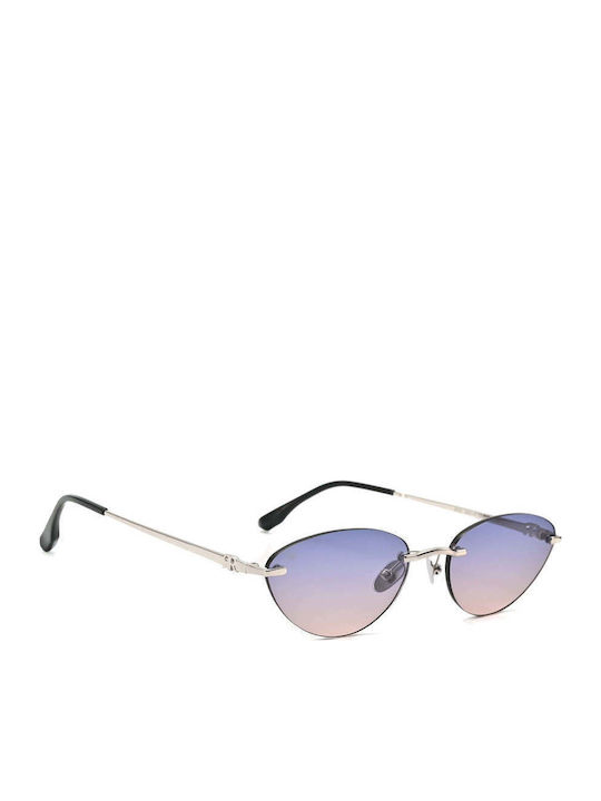 Red Raven Kyle Unisex Ochelari De Soare Cu Culoare Full Face Argintie Și Culoare Violetă Rd-000110-dawn-