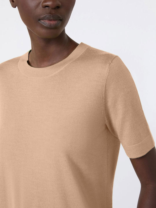 Γυναικείο Πουλόβερ Μάλλινο Beige