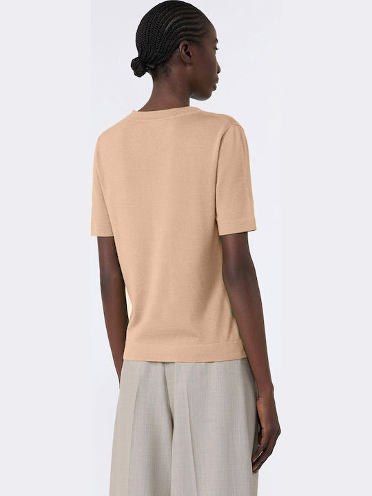 Γυναικείο Πουλόβερ Μάλλινο Beige